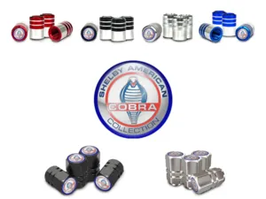 Shelby Tires Valve Caps for Motorcycle Tuning Design